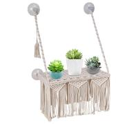 Boho Cat - Amaca per finestra - Corda di cotone - Amaca per animali domestici, elegante sedile gattino, accogliente nido di gatti, moderno blocco sospeso, comodo tappetino per animali domestici