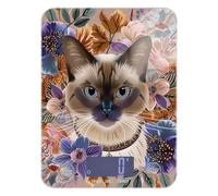 Boho Cat Flower Spring - Piccola bilancia portatile per alimenti, 5 kg/5 g, piccola, in grammi, con 4 unità per preparare i pasti, preparare il sapone (batterie non incluse)