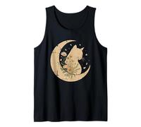 Boho Cat Plants T-Shirt Donna Ragazza Uomo Fiori Canotta