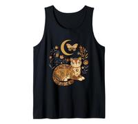 Boho Celeste Tigre Luna Floreale Canotta
