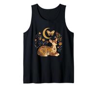 Boho Celestial Deer Moon Floreale Prodotti di Tendenza Canotta