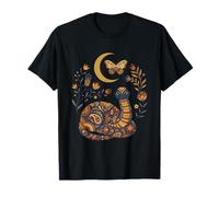 Boho Celestial Snake Luna Floreale Maglietta