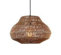 Boho Coastal Rattan Corda di Canapa Lampadario Lampadario Grande Casale Rustico Lampada a Sospensione a Soffitto Intrecciato Illuminazione di Metà del Secolo per Cucina Isola Sala da Pranzo Camera da