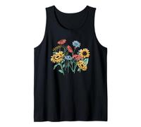 Boho Cottagecore Fiori di Campo Girasoli e Fiori Canotta