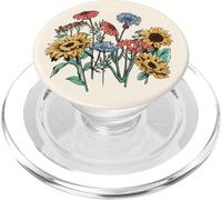 Boho Cottagecore Fiori di campo Girasoli e Fiori PopSockets PopGrip per MagSafe