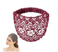 Boho Crystal Headband, wide boho headbands for women, 2025 New Lace Elastic Headband Hair Weddings, 2 PCS for chics Fashion Vacations & Daily Styling (1pcs-A)