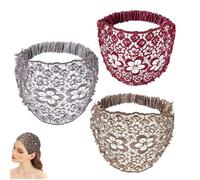 Boho Crystal Headband, wide boho headbands for women, 2025 New Lace Elastic Headband Hair Weddings, 2 PCS for chics Fashion Vacations & Daily Styling (3pcs-D)