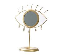 Boho Da Tavolo Degli Occhi a Forma di Oro Specchio con Titolare Gioielli,