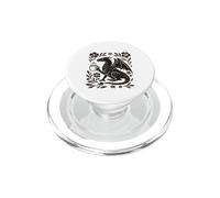 Boho Drago Bere Caffè Folk Art Mitico Bestia PopSockets PopGrip per MagSafe