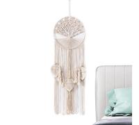 Boho Dream Catcher Wall, Family Tree Macrame Wall Decor, Meditation Ornament, Vintage Home Decoration For Nursery, Living Room, Wedding & Party, 1 Set, Handmade & Resistant
