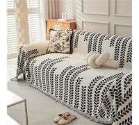 Boho Elegance Chenille Sofa Cover, Reversible Chenille Boho Sofa Cover, Washable Non-Slip Sofa Covers, All Seasons & Anti-Cat Scratching, Durable Wrinkle Resistant (05,70.87 * 149.6'')