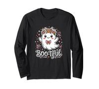 Boho Fantasma Camicia Fiore Corona Fiore Arco Linea Carino AR Maglia a Manica