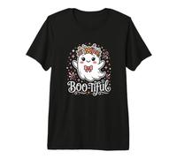 Boho Fantasma Camicia Fiore Corona Fiore Arco Linea Carino AR Maglietta Premium