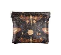 Boho Farfalla Luna di Modo Delle Donne Piccola Borsa Della Moneta di Cuoio Fancy Change Portafoglio per le Donne monederos pequenos para monedas