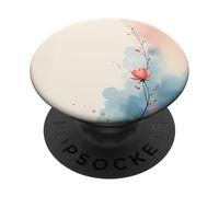 Boho Floreale Minimalista Botanico Estetica Natura PopSockets PopGrip Adesivo
