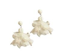 Boho Flower Drop Earrings Fashion Jewelry Floral Design Lightweight Statement Earrings Elegant Style Daily Wear Party Vacation Summer Outfit Accessory | For Women Girls