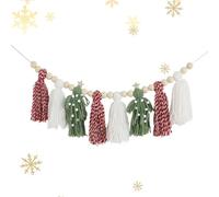 Boho Garland, Tassel Handmade Boho Decorations, Christmas Party Decorations | Christmas Party Decorations For Classroom School Playroom Dorm Office Home Bedroom Doorways Wall Cottage