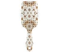 Boho Golden Pattern carino pennello per dritto Progettato massaggiatore testa per capelli spessi con manico ergonomico cepillo para definir rizos