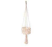 Boho Hanging Plant Holder - 3-Tier Macrame Basket | Handwoven Indoor Flower Organizer, Decorative Rope Pot Hanger for Housewarming, Wedding, Birthday gefts, Stylish Hanging Ornaments for Living Room