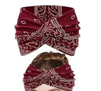 Boho Head Band - Bande Per Capelli Boho - Fascia Intrecciata, Fasce Per Capelli Ampie Annodate | Elegante Banda Sportiva Per Donne Ragazze Yoga Per Il Libero Che Gestisce Il Festival Del Matrimo