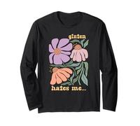 Boho Intolleranza Frustrazione Divertenti Groovy Glutine Mi odia Maglia a Manica