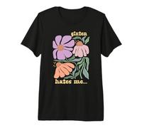 Boho Intolleranza Frustrazione Divertenti Groovy Glutine Mi Odia Maglietta Premium
