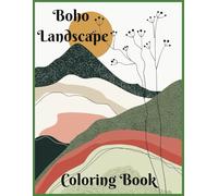 Boho Landscape Coloring Book