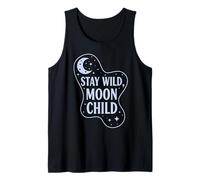 Boho Luna Vintage Citazione Mistica Notte Lunare e Stelle Canotta