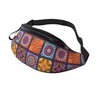 Boho Mandalas Borsa a tracolla Runner Piccolo Corsa Sport Sottile Alla moda Per Jogging Escursionismo Donna