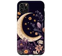 Boho Moon Phases Floral Aesthetic Chic Custodia per iPhone 11 Pro Max