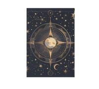 Boho Moon Sun Garden Flag Set banner per la decorazione del portico 28x40 su entrambi i lati