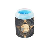 Boho Moon Sun - Spazzola portatile per la pulizia dei piedi del cane, in morbido silicone, adatta per cani di taglia piccola, media e grande