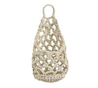 Boho Plant Hanger, Woven Cotton Macrame, 12.6x6.3 Inches Decorative Plant Holder with Hanging Design, Sturdy Wall Accessory, Flower Pot Hanger with Artistic Style, Indoor Decor for Bedroom Living Room