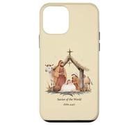 Boho Presepe Salvatore del Mondo Natale Custodia per iPhone 12 mini