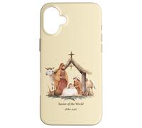 Boho Presepe Salvatore del Mondo Natale Custodia per iPhone 16 Plus