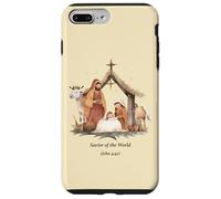 Boho Presepe Salvatore del Mondo Natale Custodia per iPhone 7 Plus/8 Plus