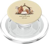 Boho Presepe Salvatore del Mondo Natale PopSockets PopGrip per MagSafe