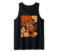 Boho Retro Christian Fall Zucca Dare Grazie al Signore Canotta