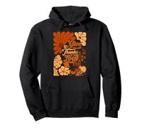 Boho Retro Christian Fall Zucca Dare Grazie al Signore Felpa con Cappuccio