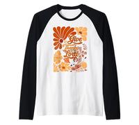 Boho Retro Christian Fall Zucca Dare Grazie al Signore Maglia con Maniche Raglan