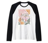Boho Retro Christian Il buon umore di oggi è sponsorizzato da Gesù Maglia con Maniche Raglan