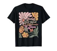 Boho Retro Christian Il buon umore di oggi è sponsorizzato da Gesù Maglietta