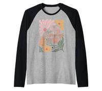 Boho Retro Insegnante Crescita Non Perfezione Istruzione Speciale Maglia con Maniche Raglan