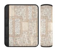 Boho Rose Gold Regular Texture 2 Pack cintura di sicurezza Spalline per Adulti Più Comfort Guida per Zaino forro para cinturon de seguridad