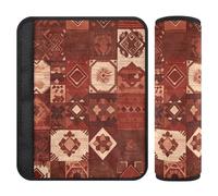 Boho Rossastro Marrone Regular Texture 2 Pack Automotive cintura di sicurezza Pad Stop taglio cintura di sicurezza nel collo per camion accessori para carro
