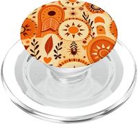 Boho Simboli Sole Forme Astratte Retrò Caldo Estetica PopSockets PopGrip per MagSafe