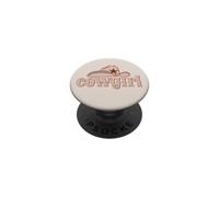 Boho South Western Desert Cowgirl Cappello Cowboy PopSockets PopGrip Adesivo