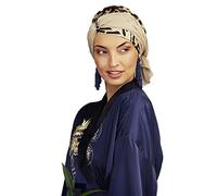 Boho Spirit Turbante Sienna, Giraffa Beige Morbida, Taglia Unica Donna