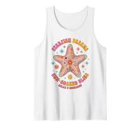 Boho Starfish Dreams Hippie Sun Bliss Retro Groovy Beach Canotta
