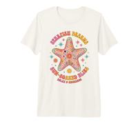 Boho Starfish Dreams Hippie Sun Bliss Retro Groovy Beach Maglietta Premium